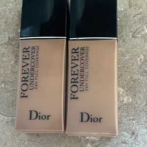 2 bottles of Dior undercover full coverage foundation 030 medium beige